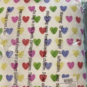 NWT! RAE Dunn love always pillow with hearts